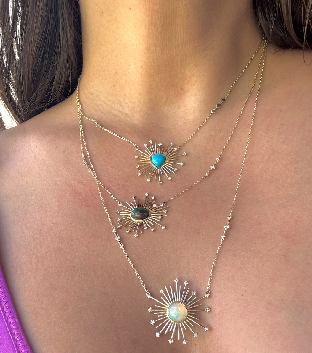 Sample Sale Glow necklace- Oval