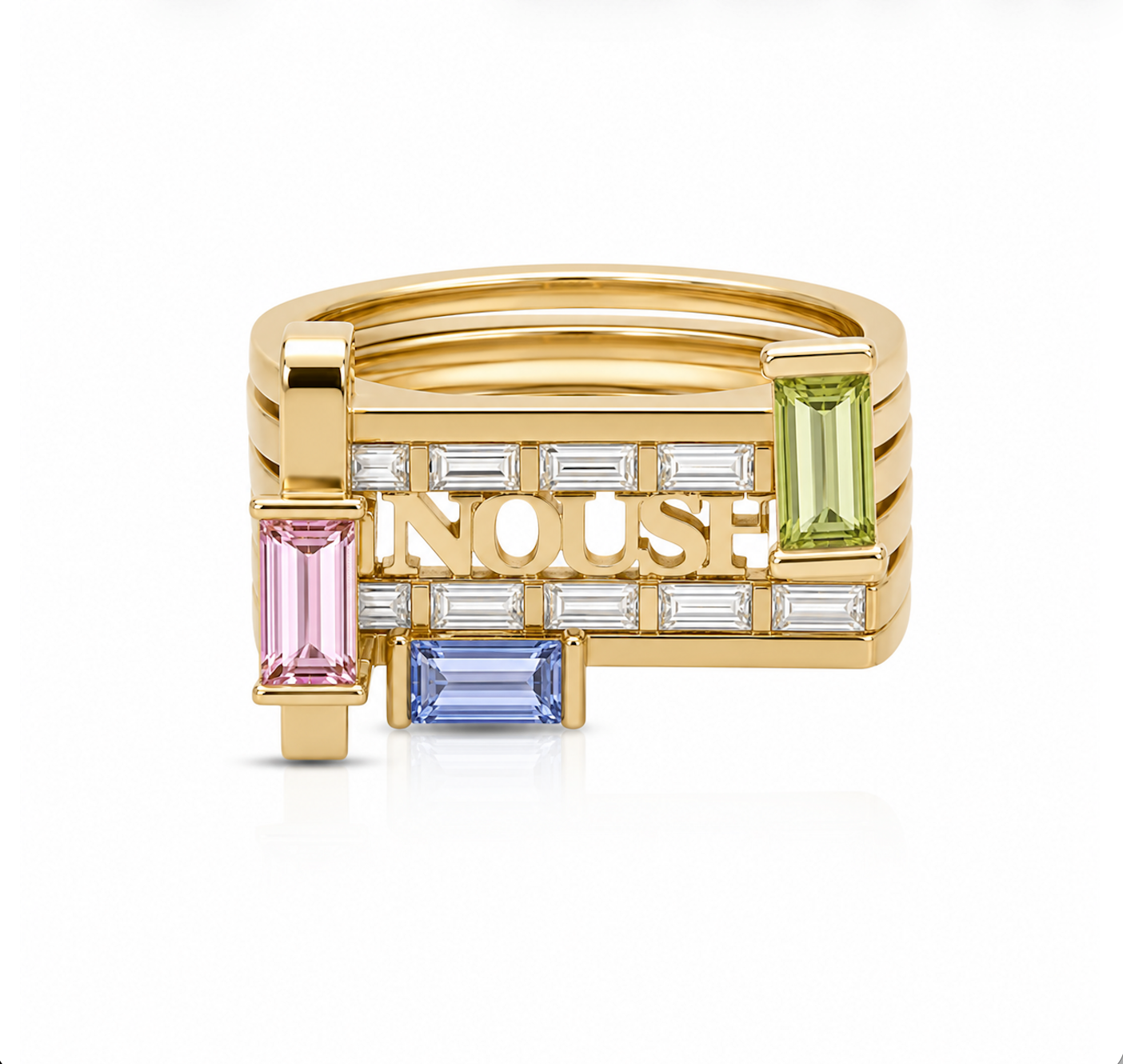 Baguette LNQD 5 Stack Rings