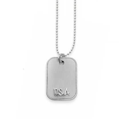 Mens Large Tagonal Necklace