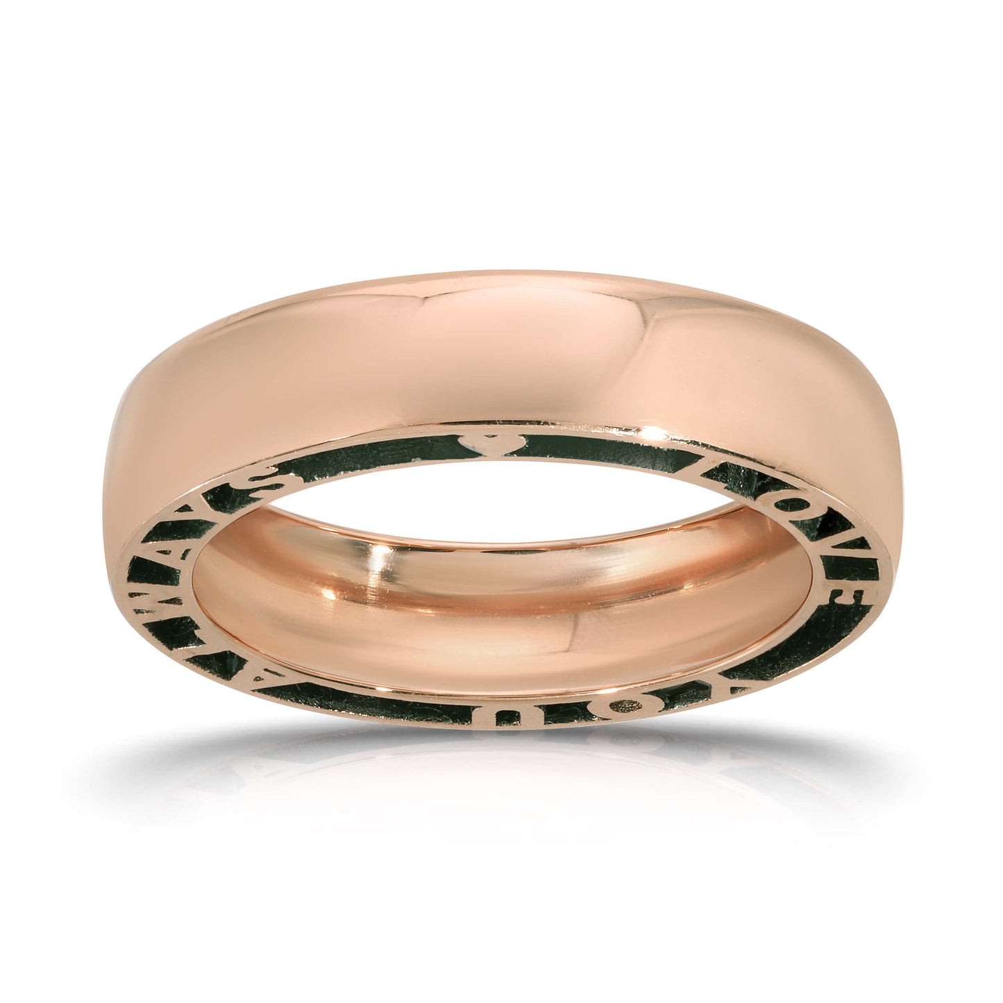 Personalized Hide and Seek Thick Gold Band