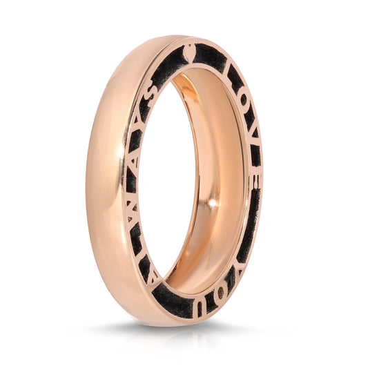 Personalized Hide and Seek Gold Thin Band