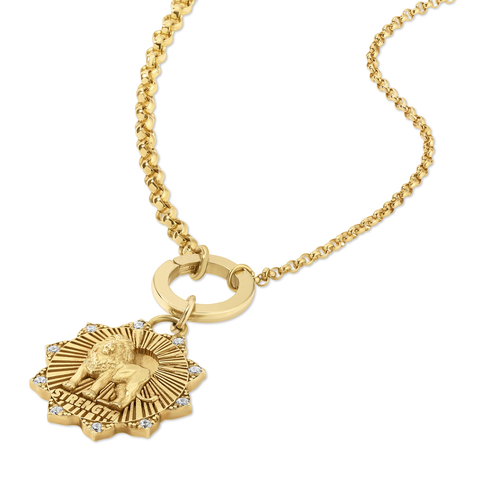 SAMPLE SALE Small strength medallion