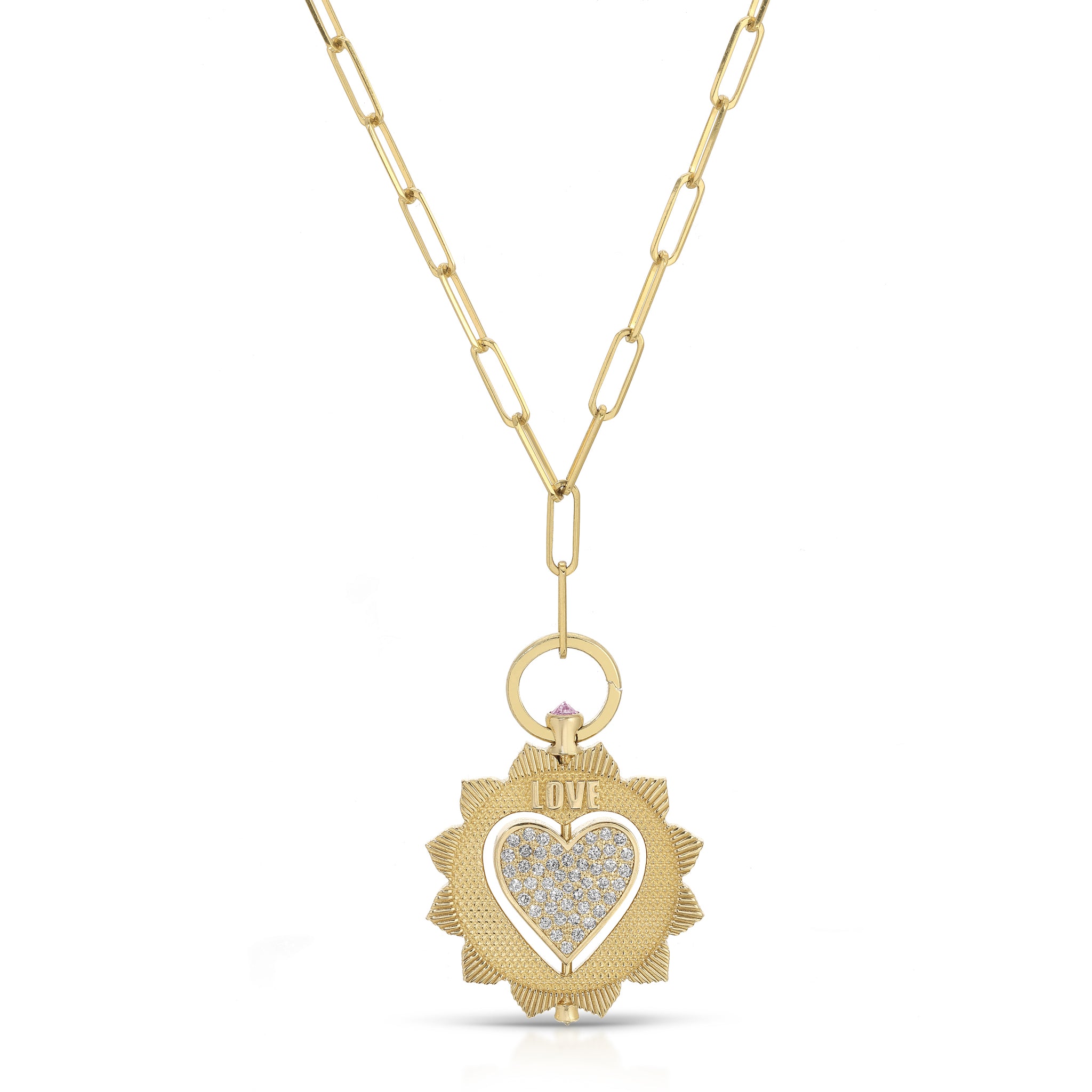 SAMPLE SALE large Love medallion