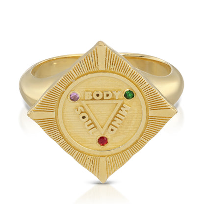 Vitalis signet Ring