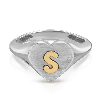 Heart Signet ring