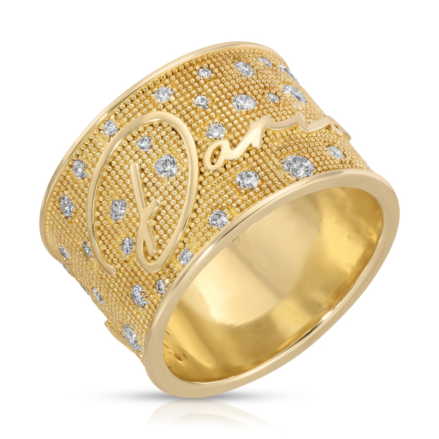 Sprinkle Diamond Name Cigar band