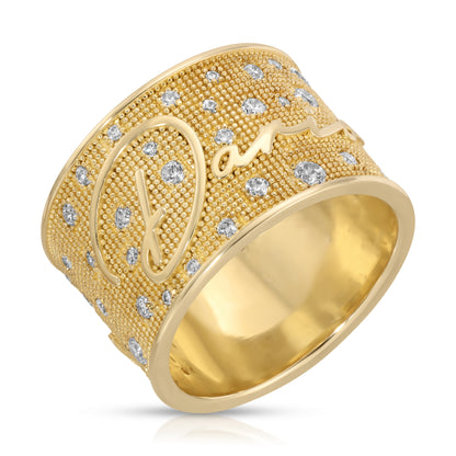 Sprinkle Diamond Name Cigar band