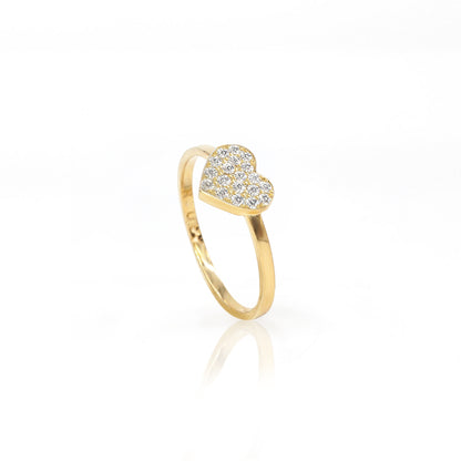 Heart of gold ring