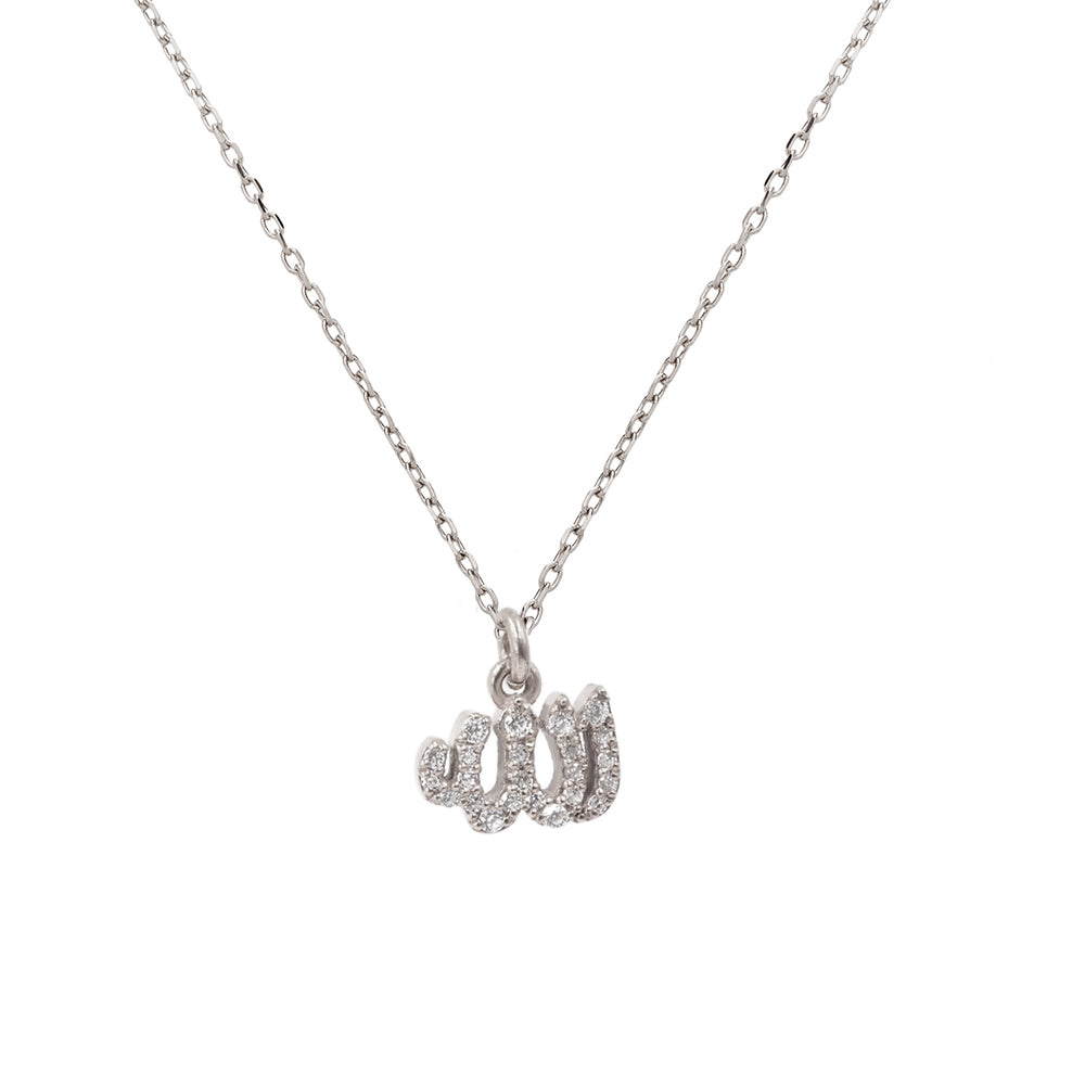 Allah pave Necklace