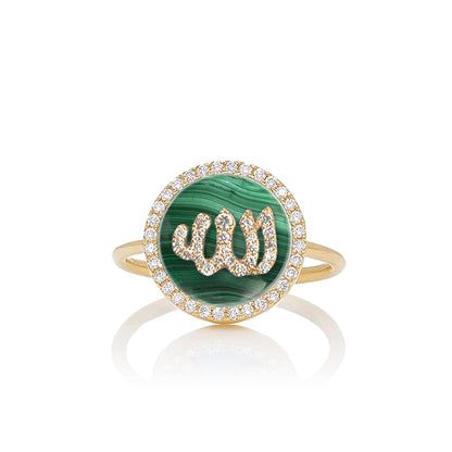 Co-exist - Allah On stone Ring