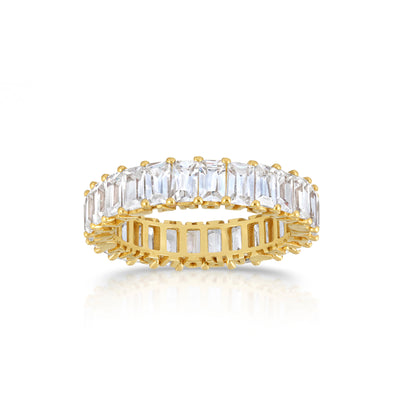 Personalized Customizable Hide and Seek Baguette Eternity Band