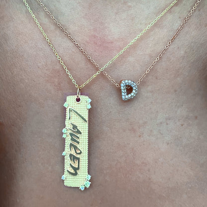 Bar Name necklace