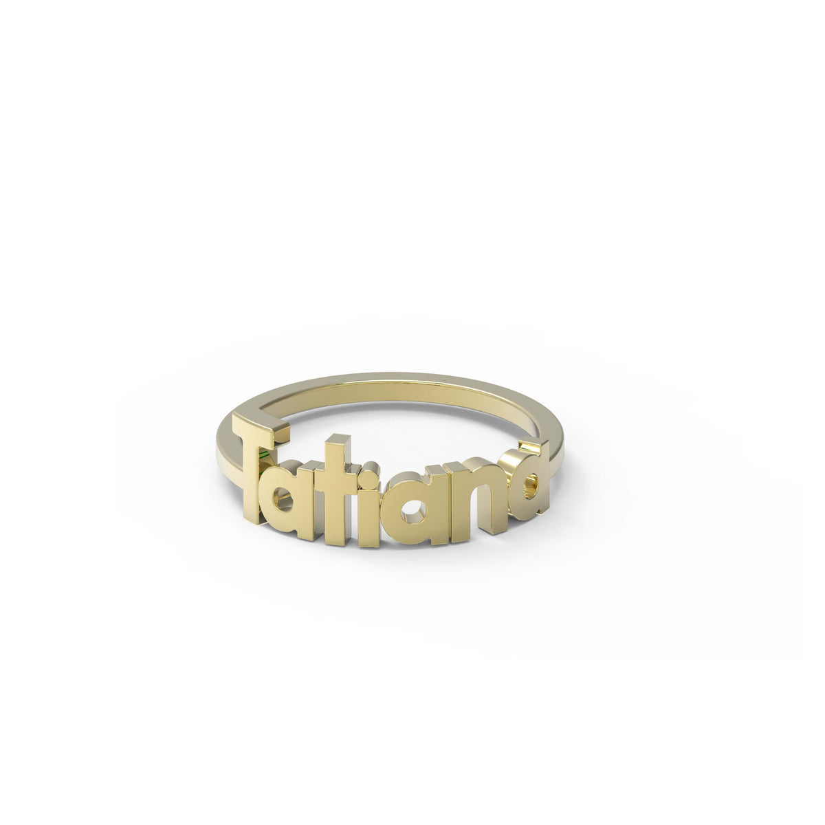 Block name ring. Noush Exclusive