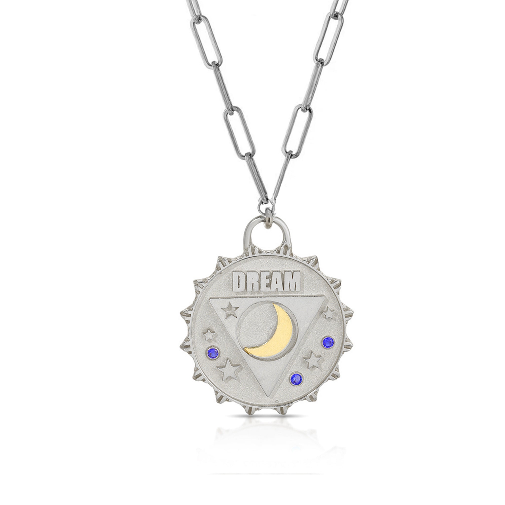 Silver and Gold Small Dream medallion