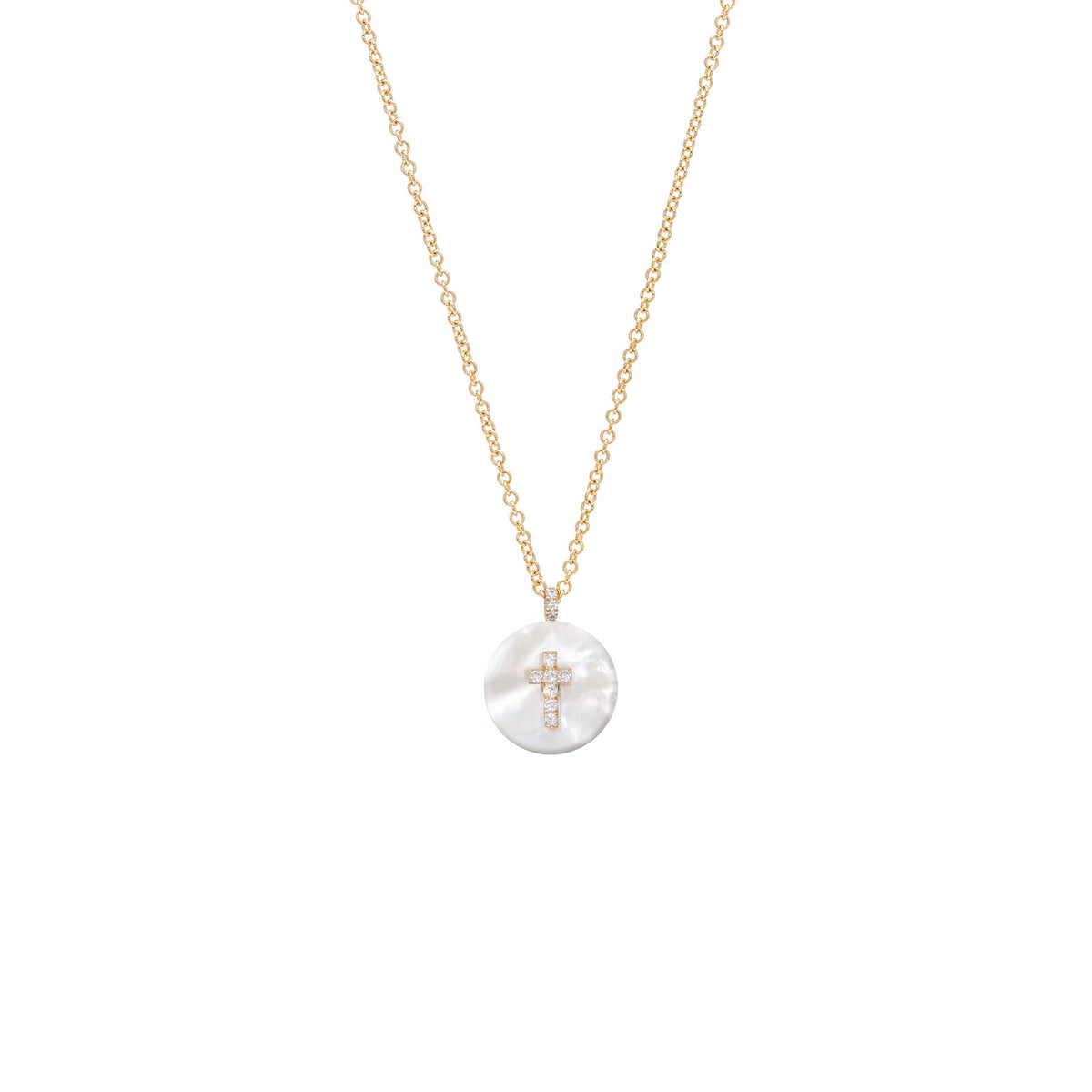 Ready to Ship - Co-exist - Cross on Gemstone Necklace