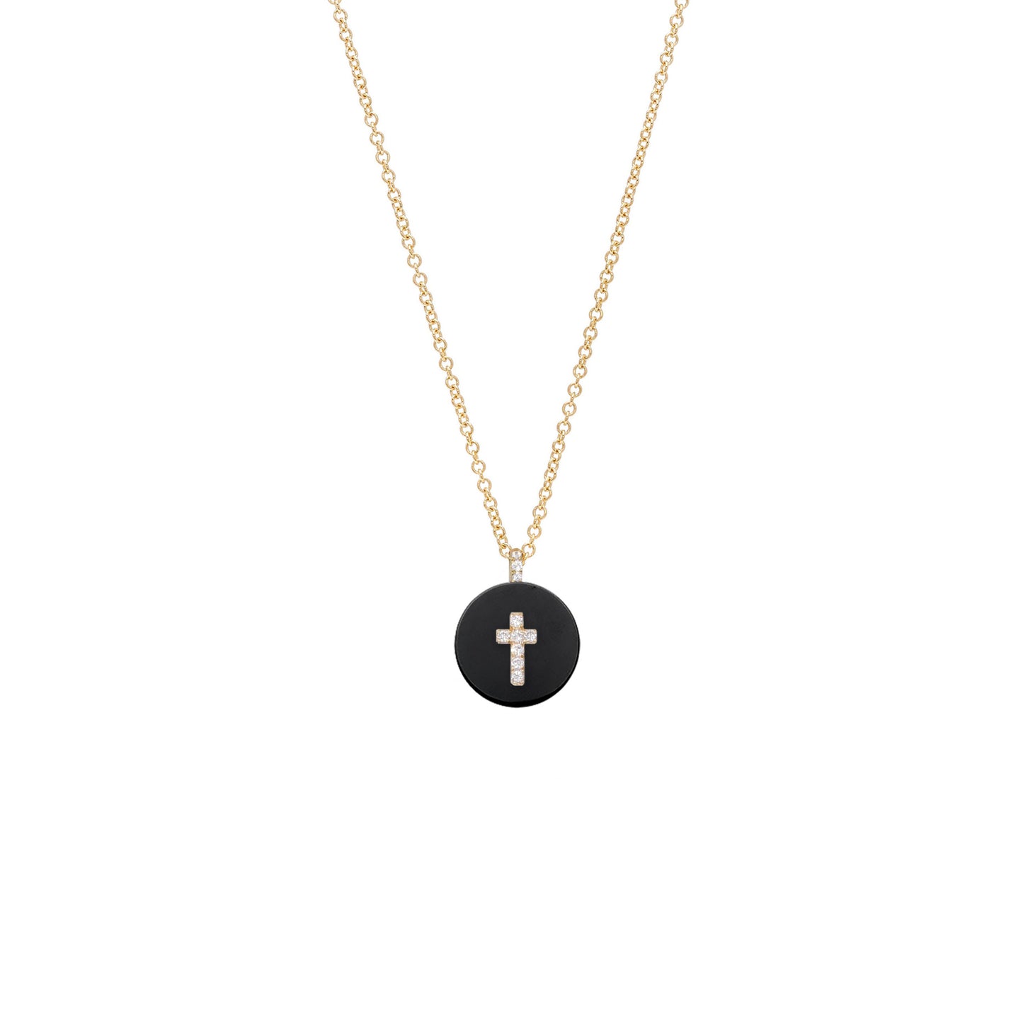 Co-exist - Cross on Gemstone Necklace