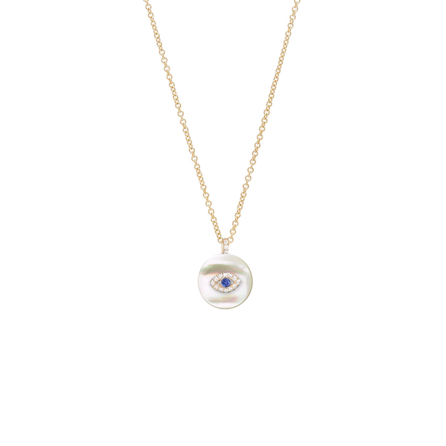 Co-exist - Evil Eye Necklace on Gemstone