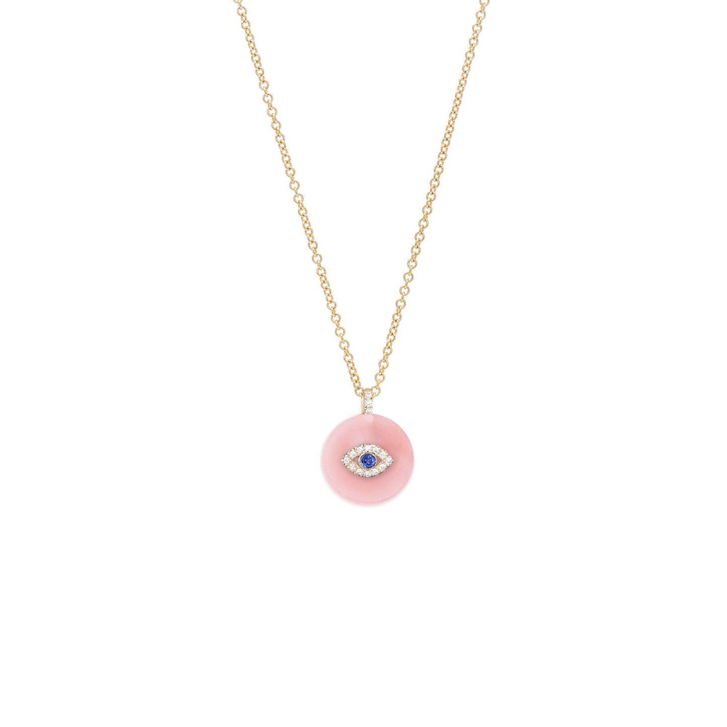 Co-exist - Evil Eye Necklace on Gemstone