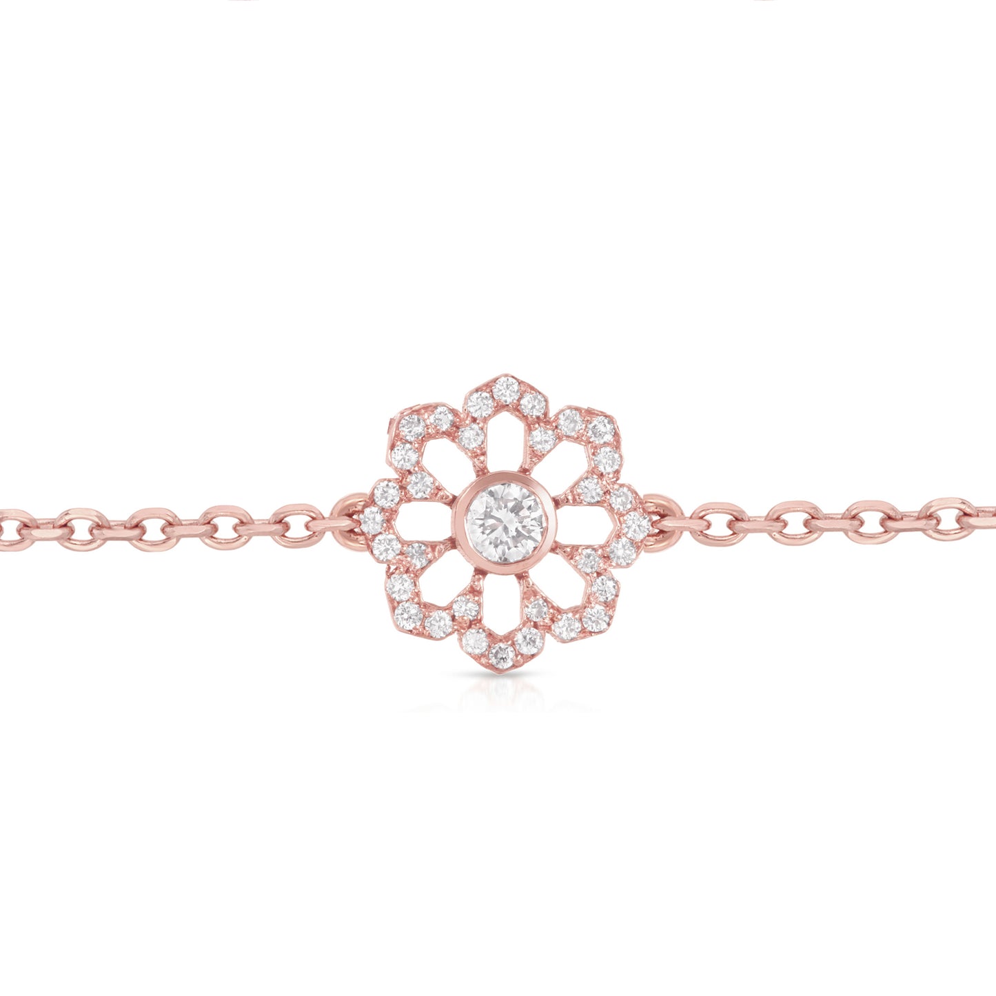 Fleur du ciel diamond chain ring