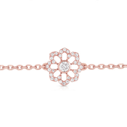 Fleur du ciel diamond chain ring