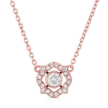 Fleur De Neige diamond necklace