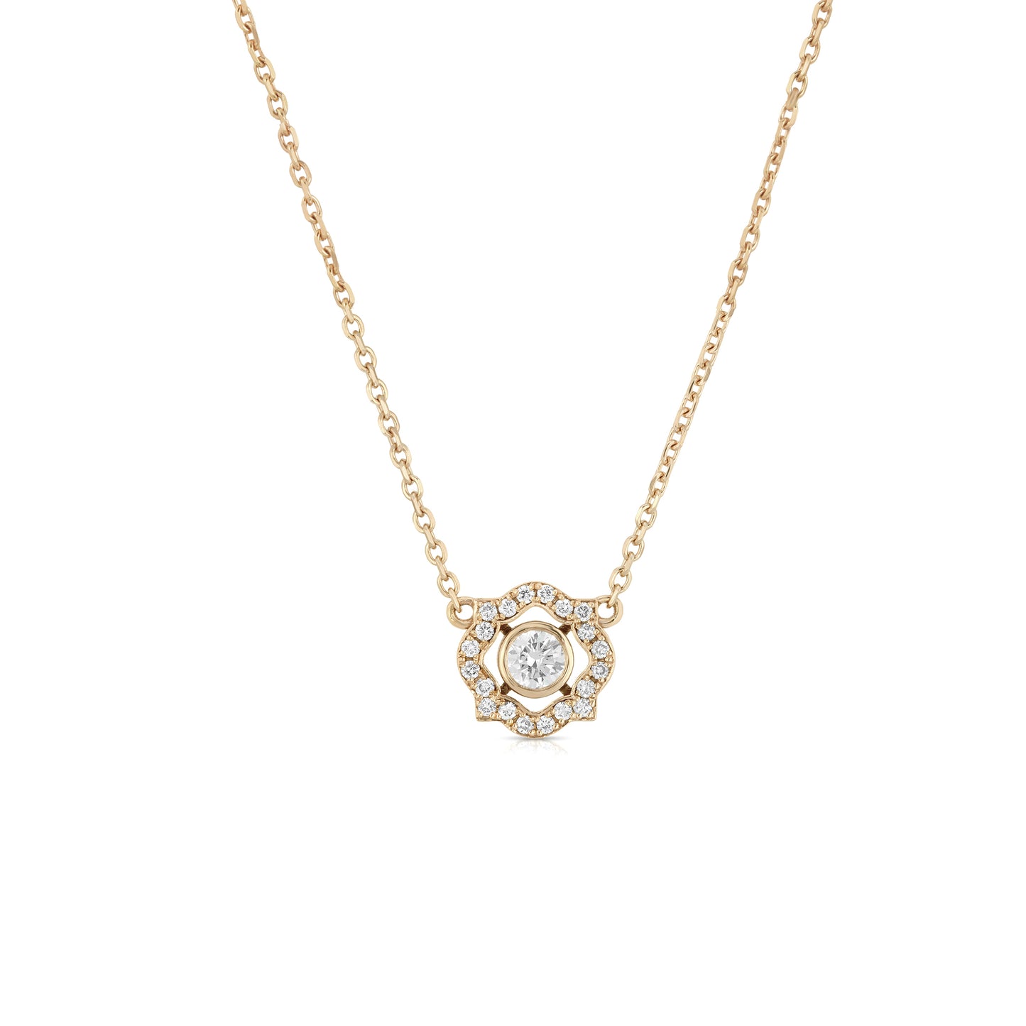 Fleur De Neige diamond necklace