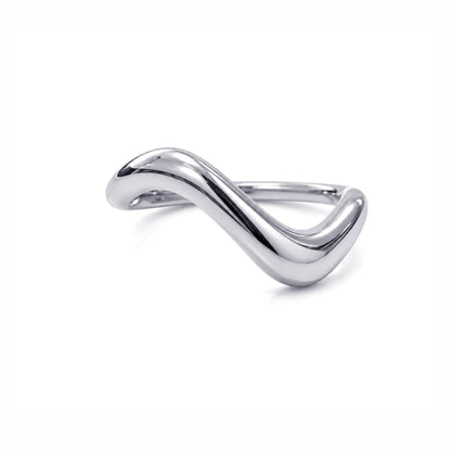 Wave ring Solid gold