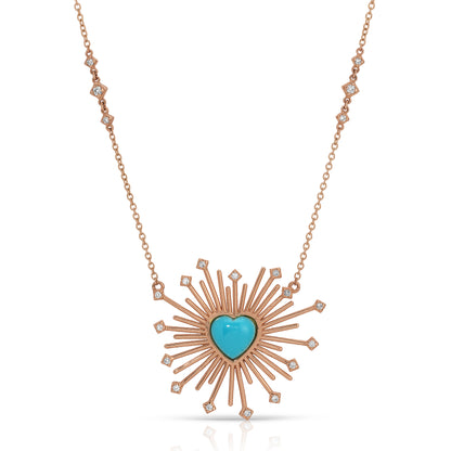 Glow necklace- Heart