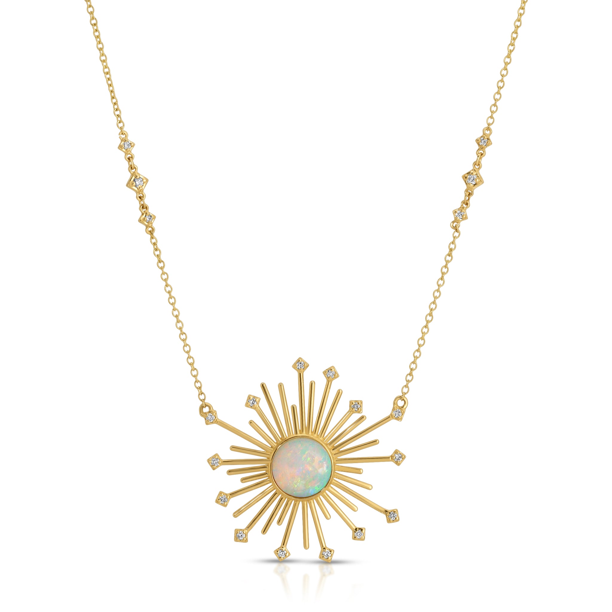 SAMPLE SALE. Glow necklace- Round