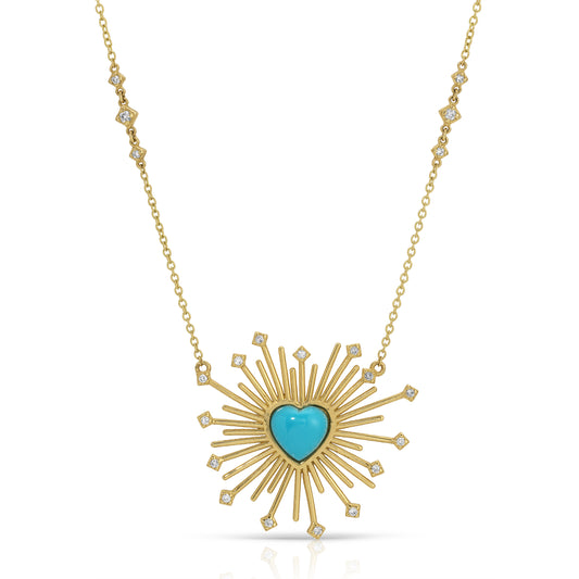 Glow necklace- Heart