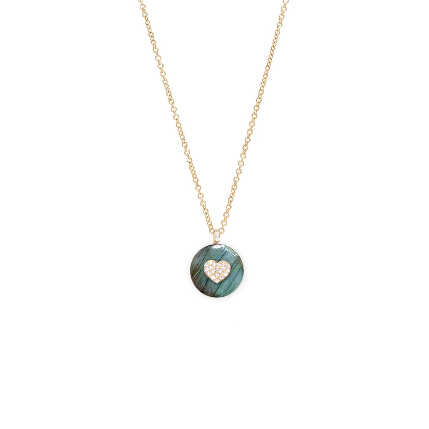 Co-exist - The Heart Necklace on Gemstone