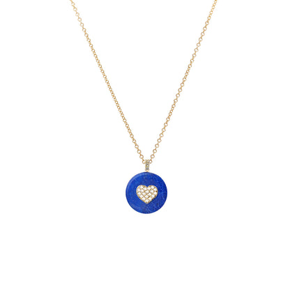 Co-exist - The Heart Necklace on Gemstone