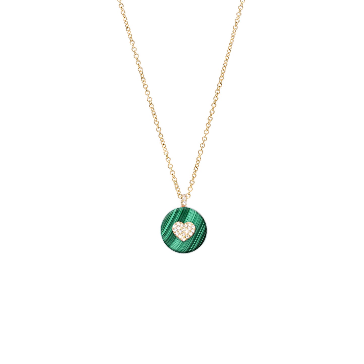 Co-exist - The Heart Necklace on Gemstone