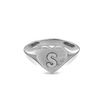 Heart Signet ring