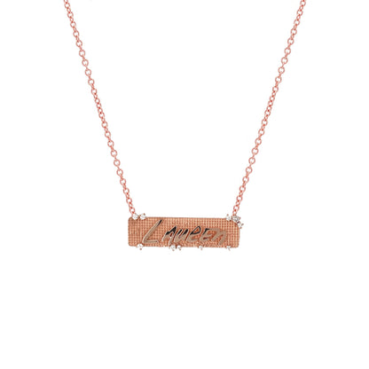 Bar Name necklace