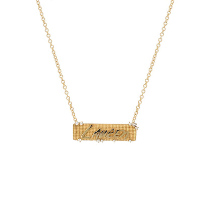 Bar Name necklace