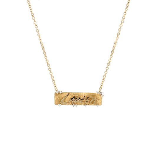 Bar Name necklace