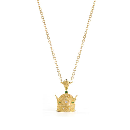 Imperial Crown Necklace-Persian Crown Pendant