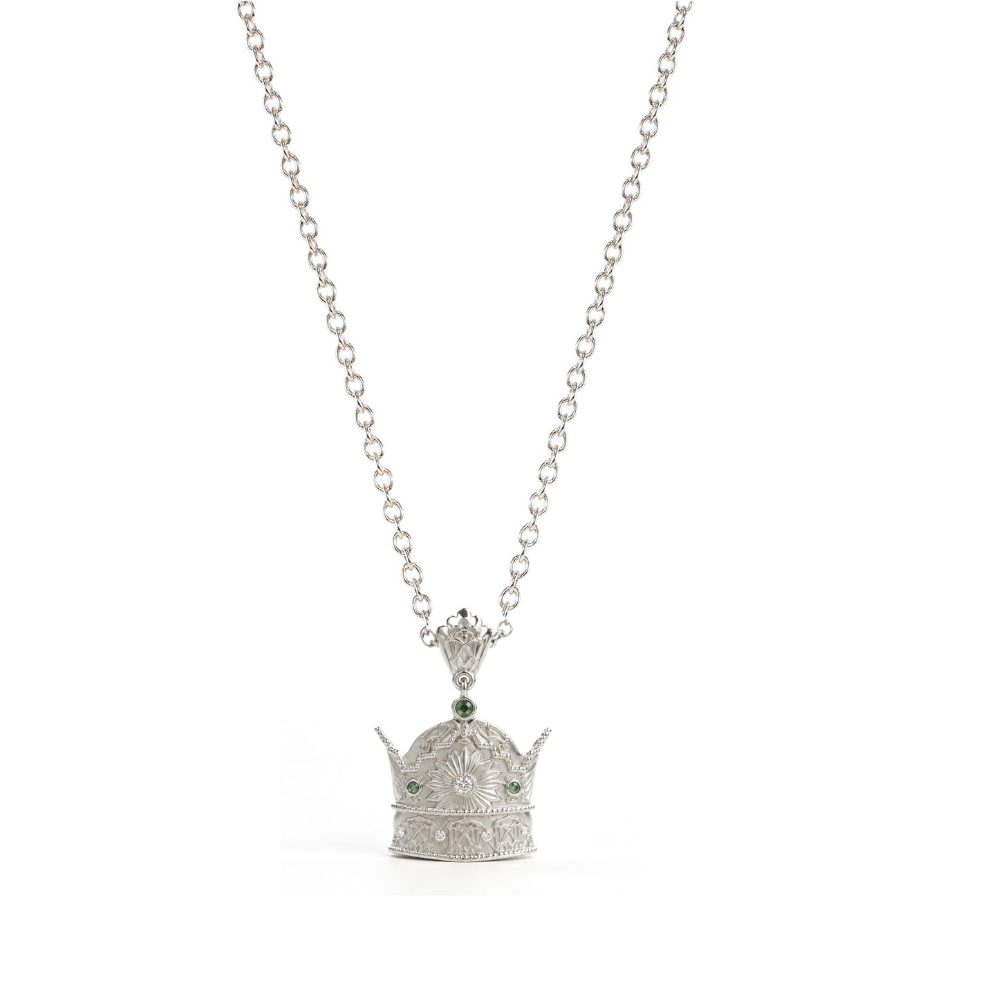 Imperial Crown Necklace-Persian Crown Pendant