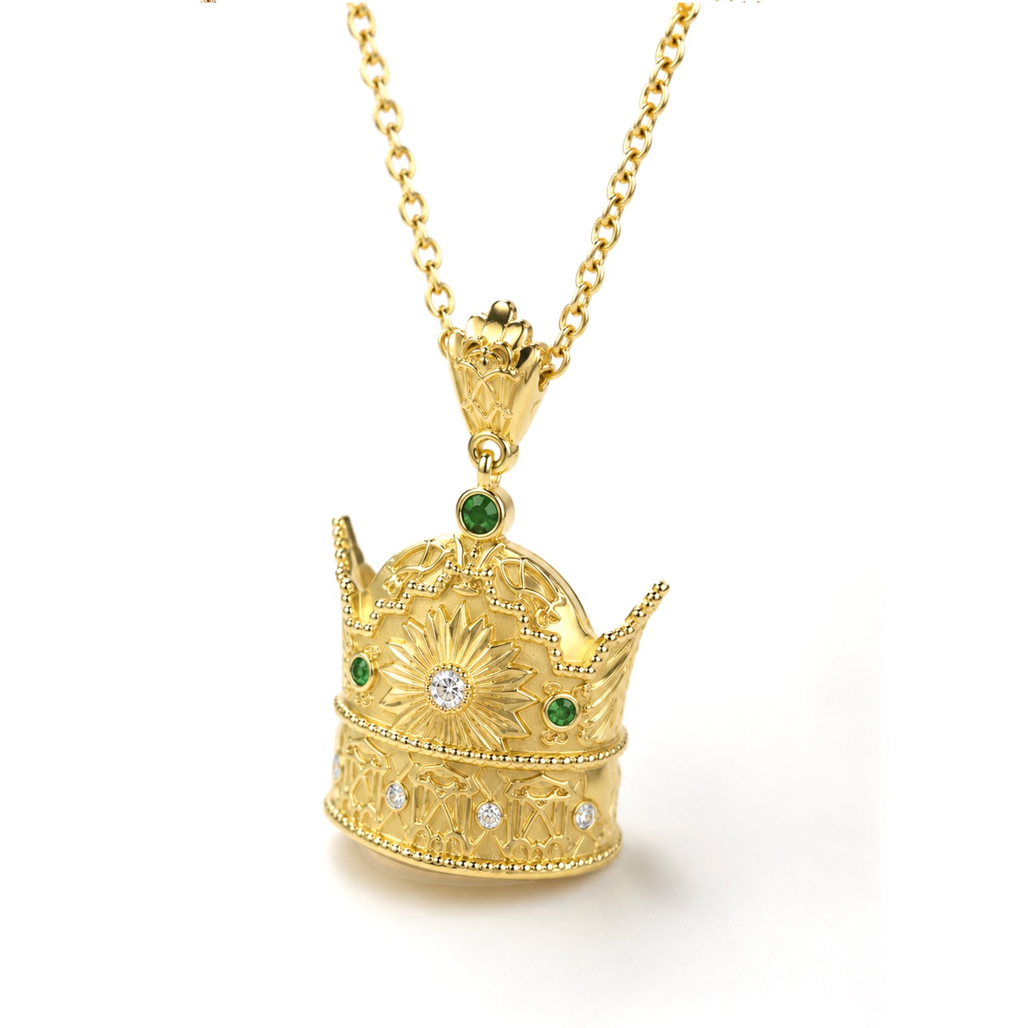 Imperial Crown Necklace-Persian Crown Pendant