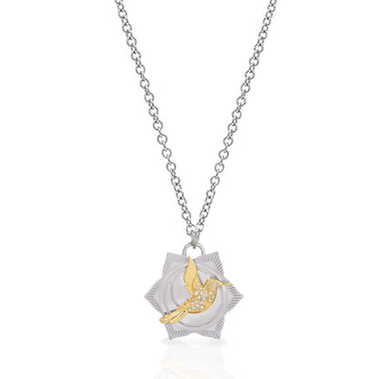 Silver and GoldSmall Joy medallion
