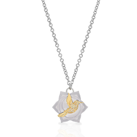 Silver and GoldSmall Joy medallion