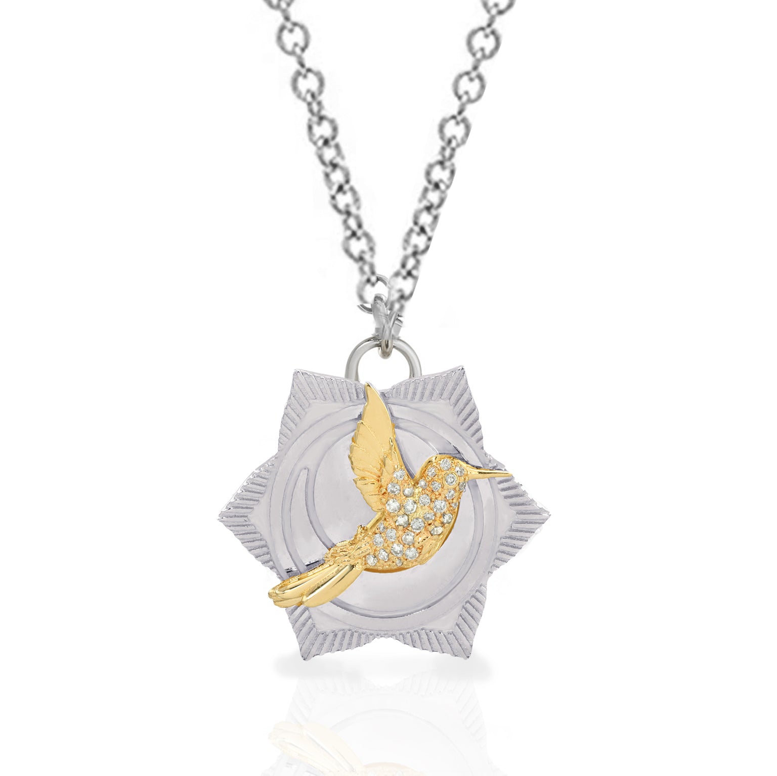 Silver and GoldSmall Joy medallion