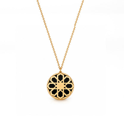 Treasure Disk Letter H on onyx