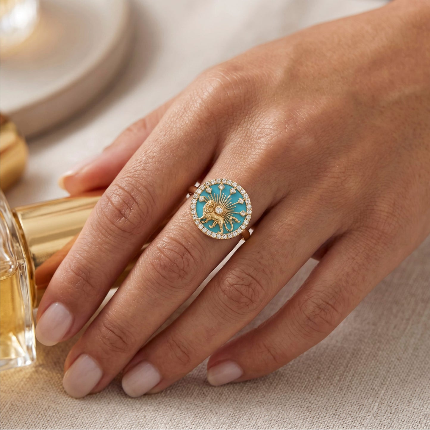 Co-exist - Lion and Sun- shir o Khorshid