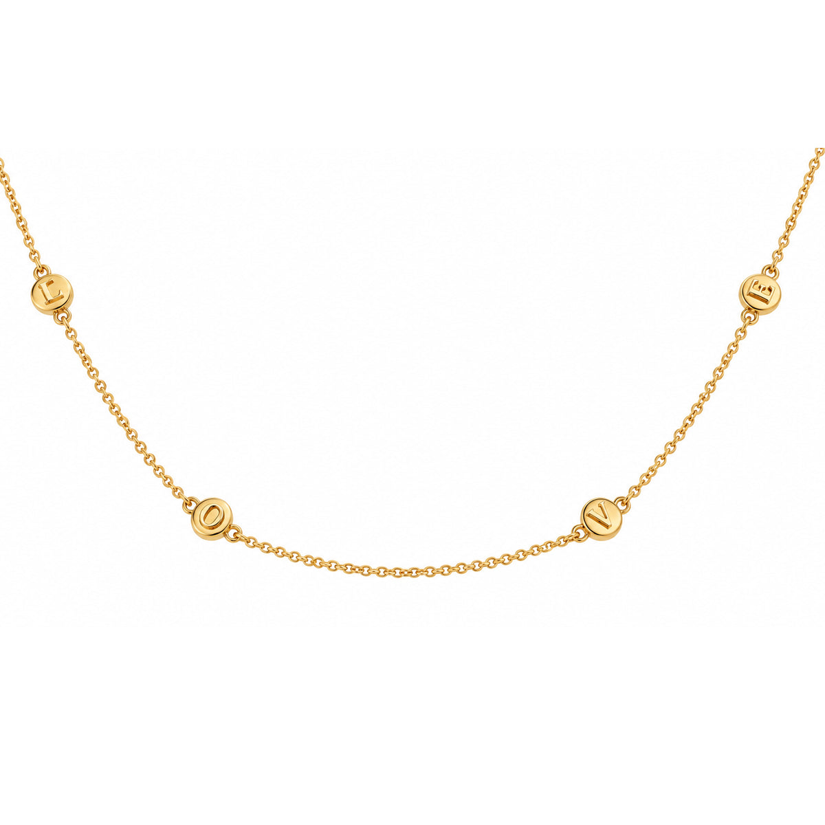 Peekaboo Love necklace