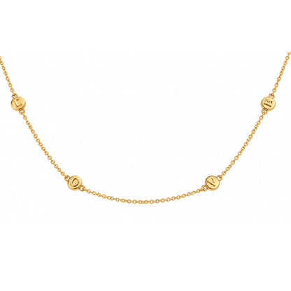 Peekaboo Love necklace