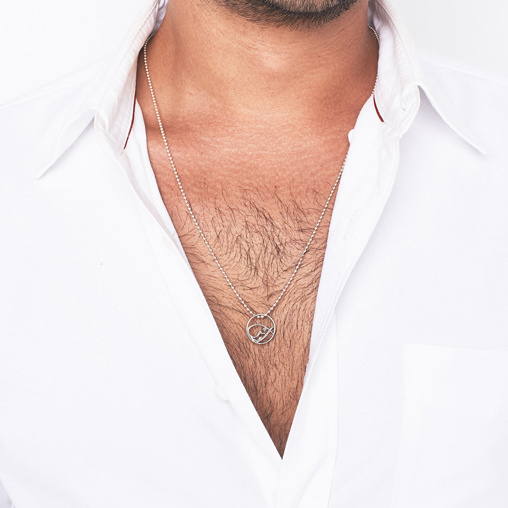 Mens Persian-Arabic Name Necklace