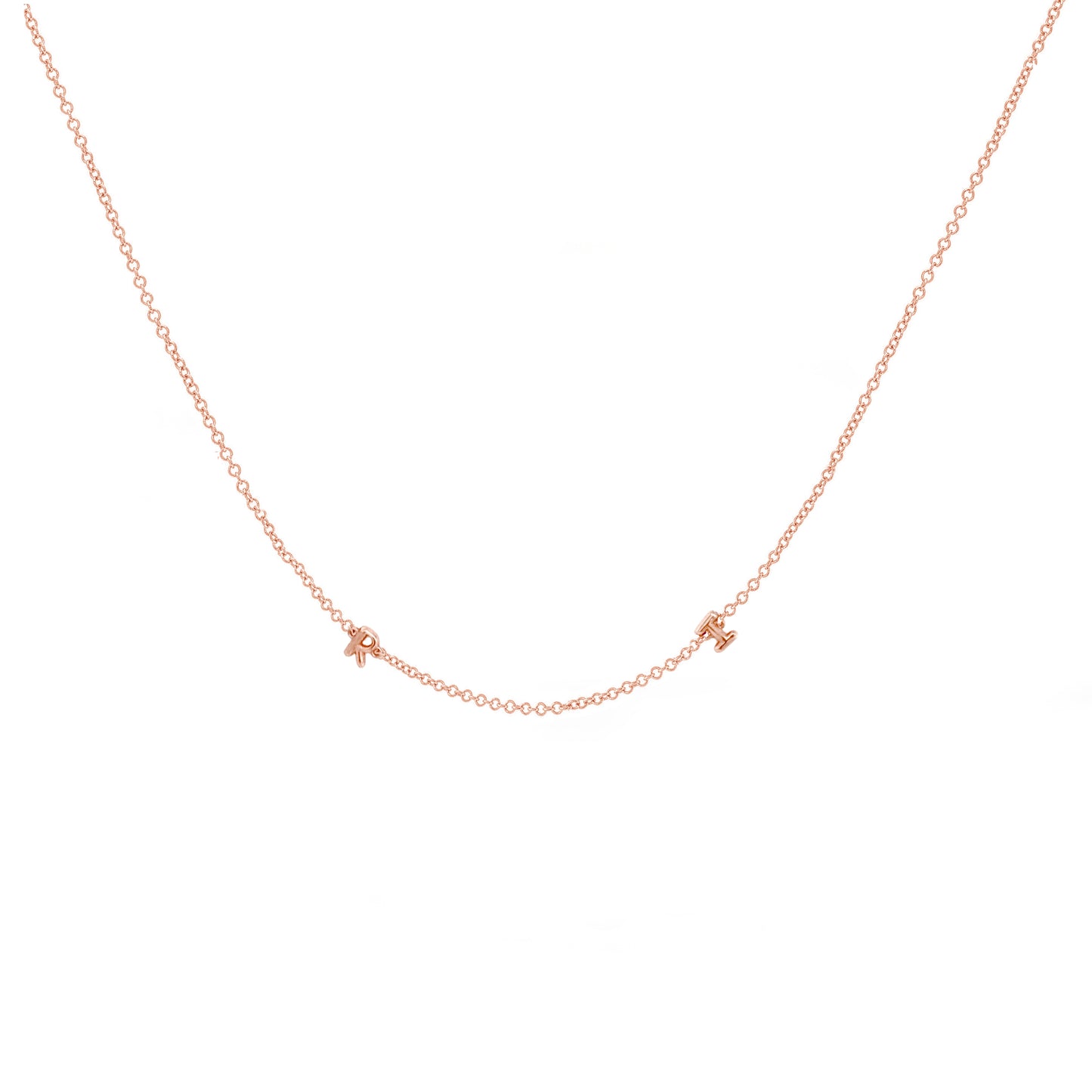 Mini 3D bubble Name Necklace