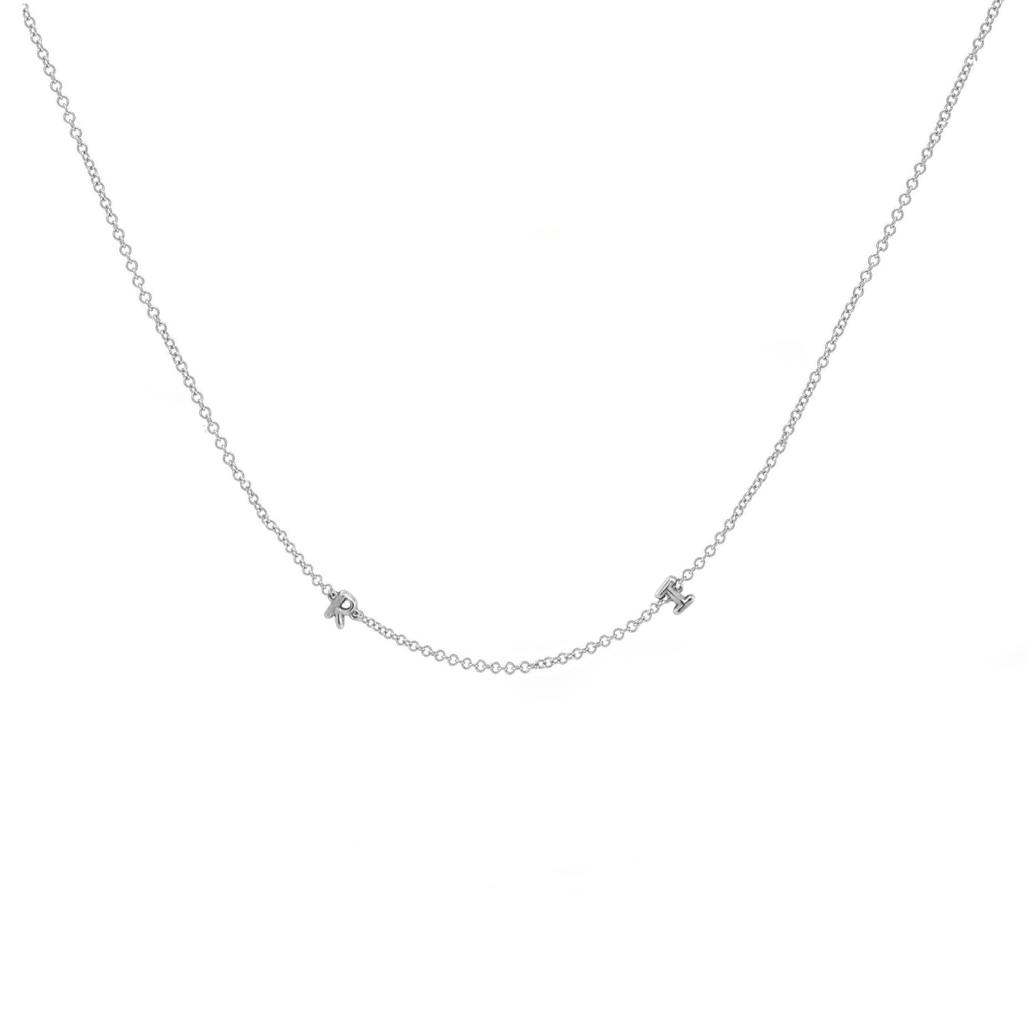 Mini 3D bubble Name Necklace